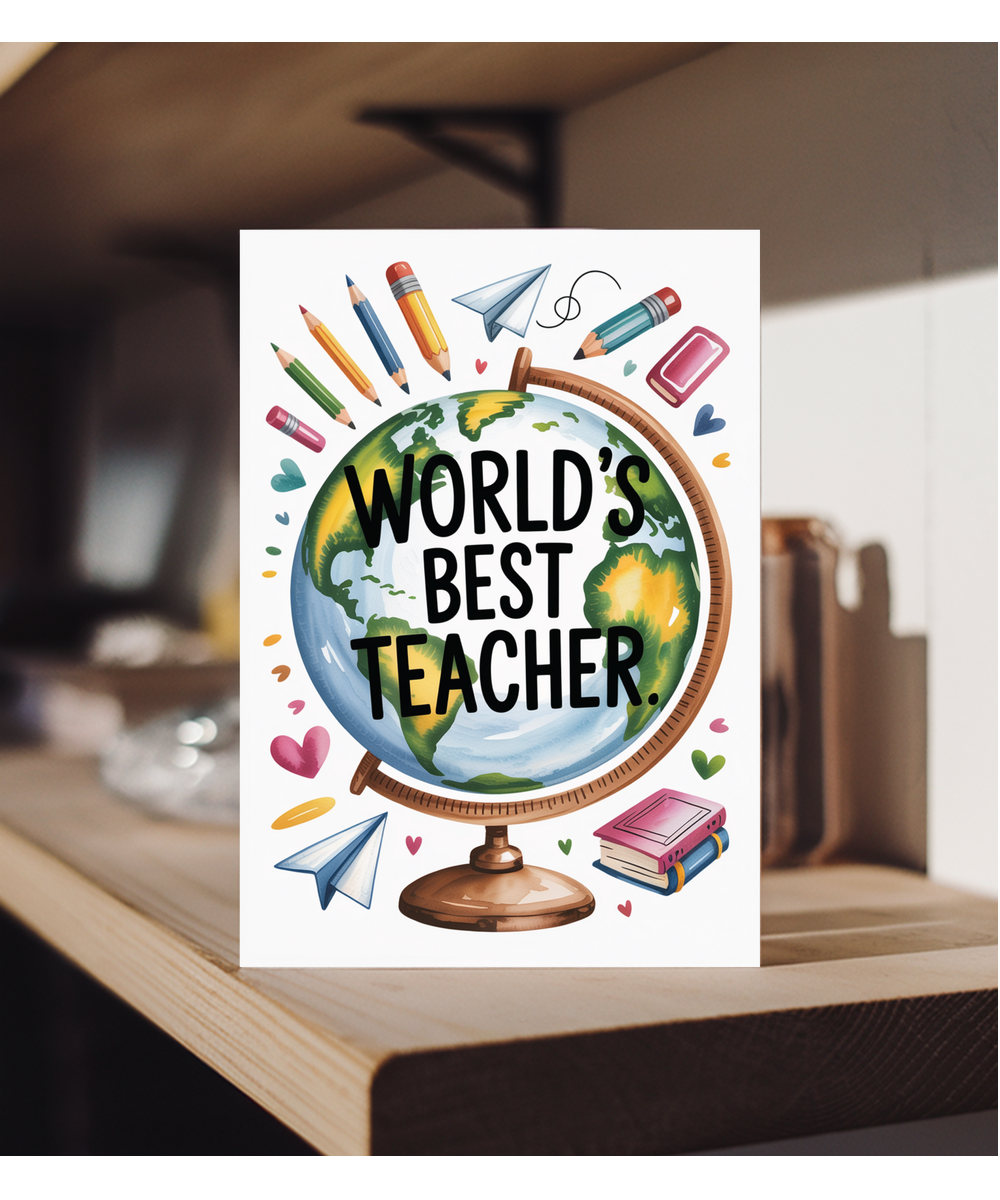 Best Teacher Ever Globe