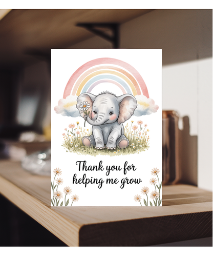 Thank you for helping me grow