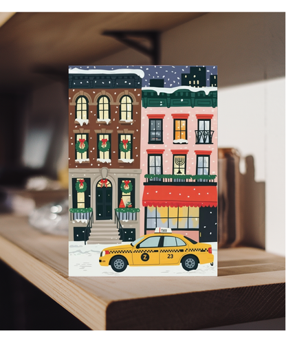 New York christmas street