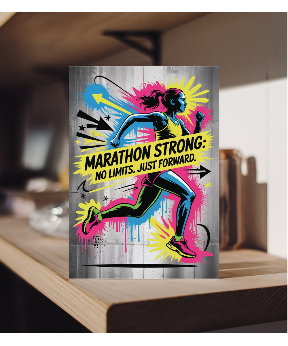 marathon strong Graffiti Style