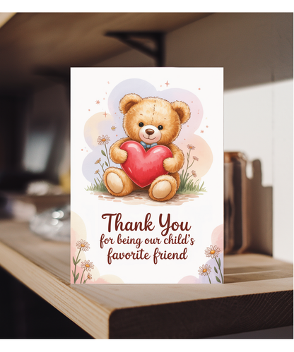 Thank you for being our child favourite friend