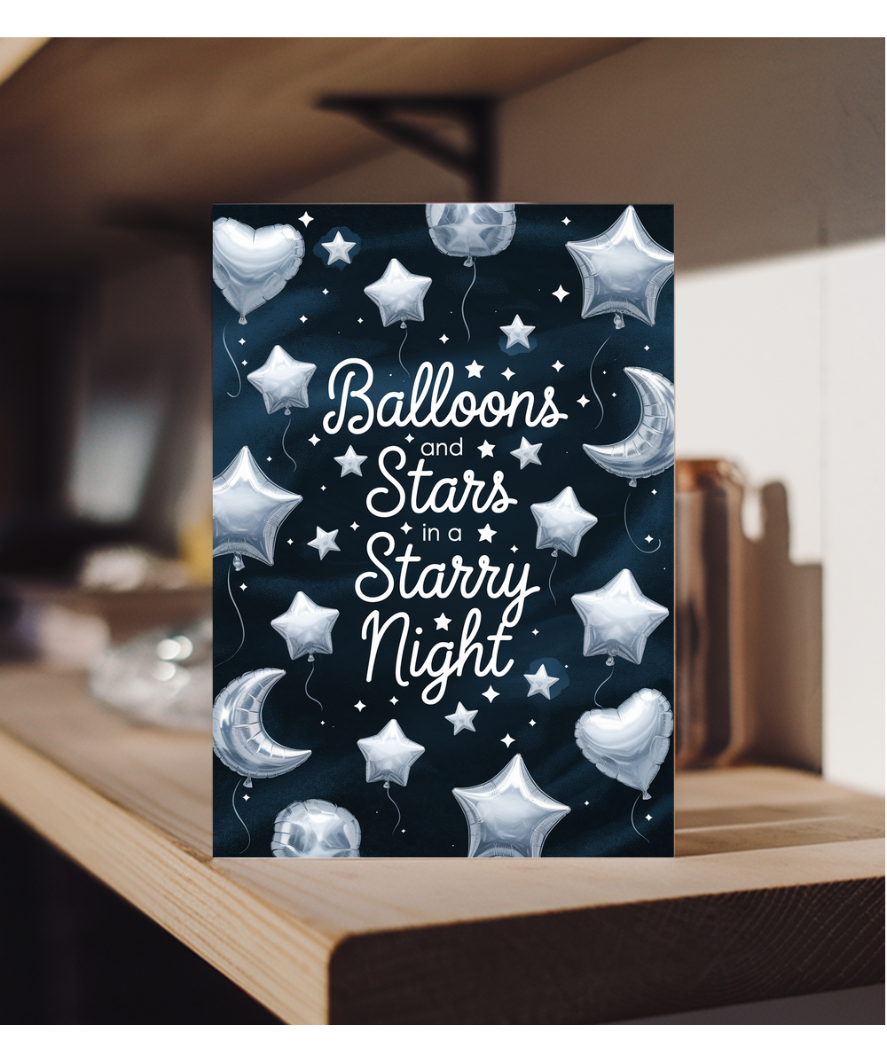 Balloons and Stars in a Starry Night