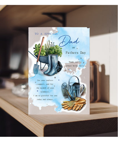 To a Special Dad Gardening Theme