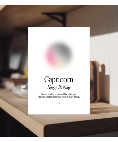 Happy Birthday Capricorn Star Sign