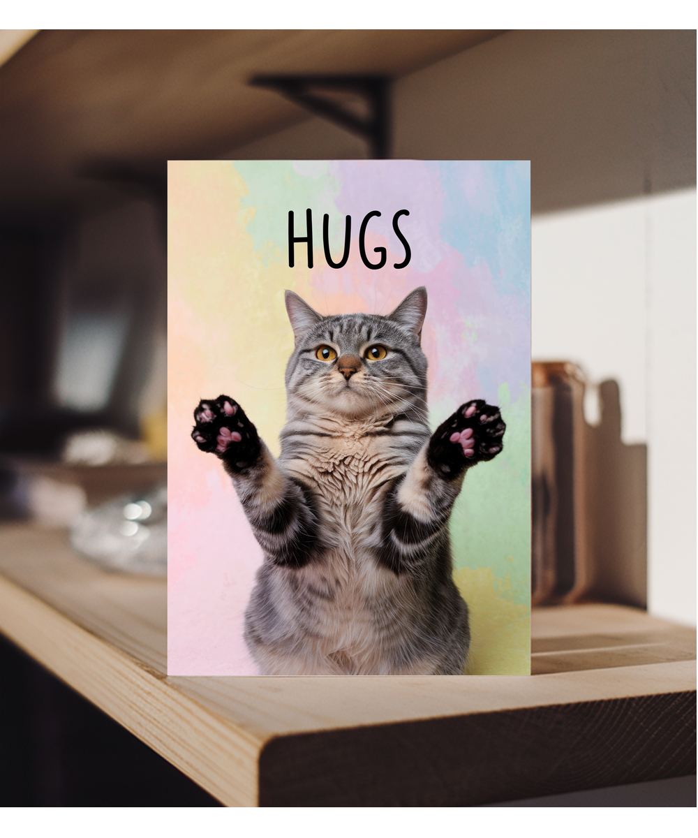 Hugs with Cat Giving a Hug