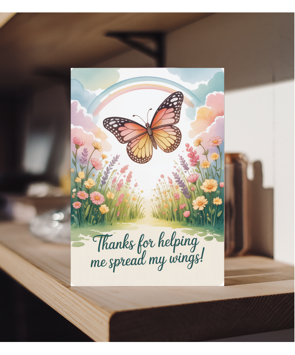 Nursery teacher spread my wings