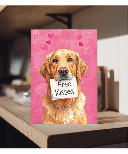 Birthday Labrador free kisses
