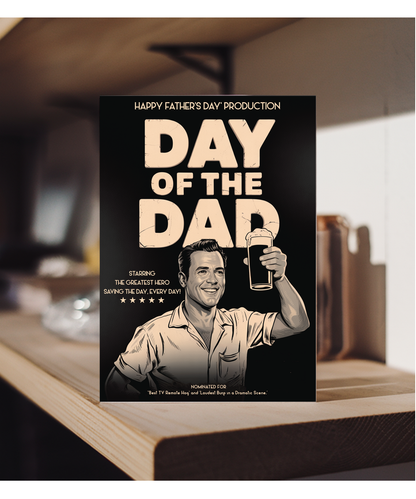 father's day card production day of the dad movie poster