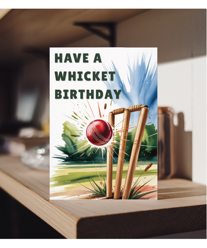have a wicked birthday Fun Cricket