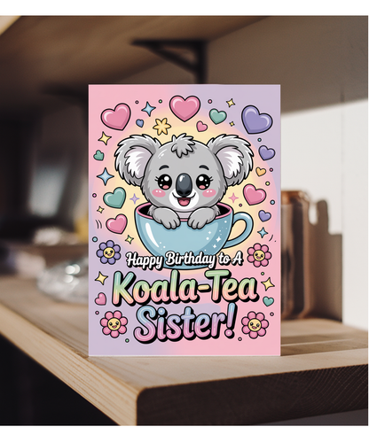 Happy Birthday to a Koala-tea sister