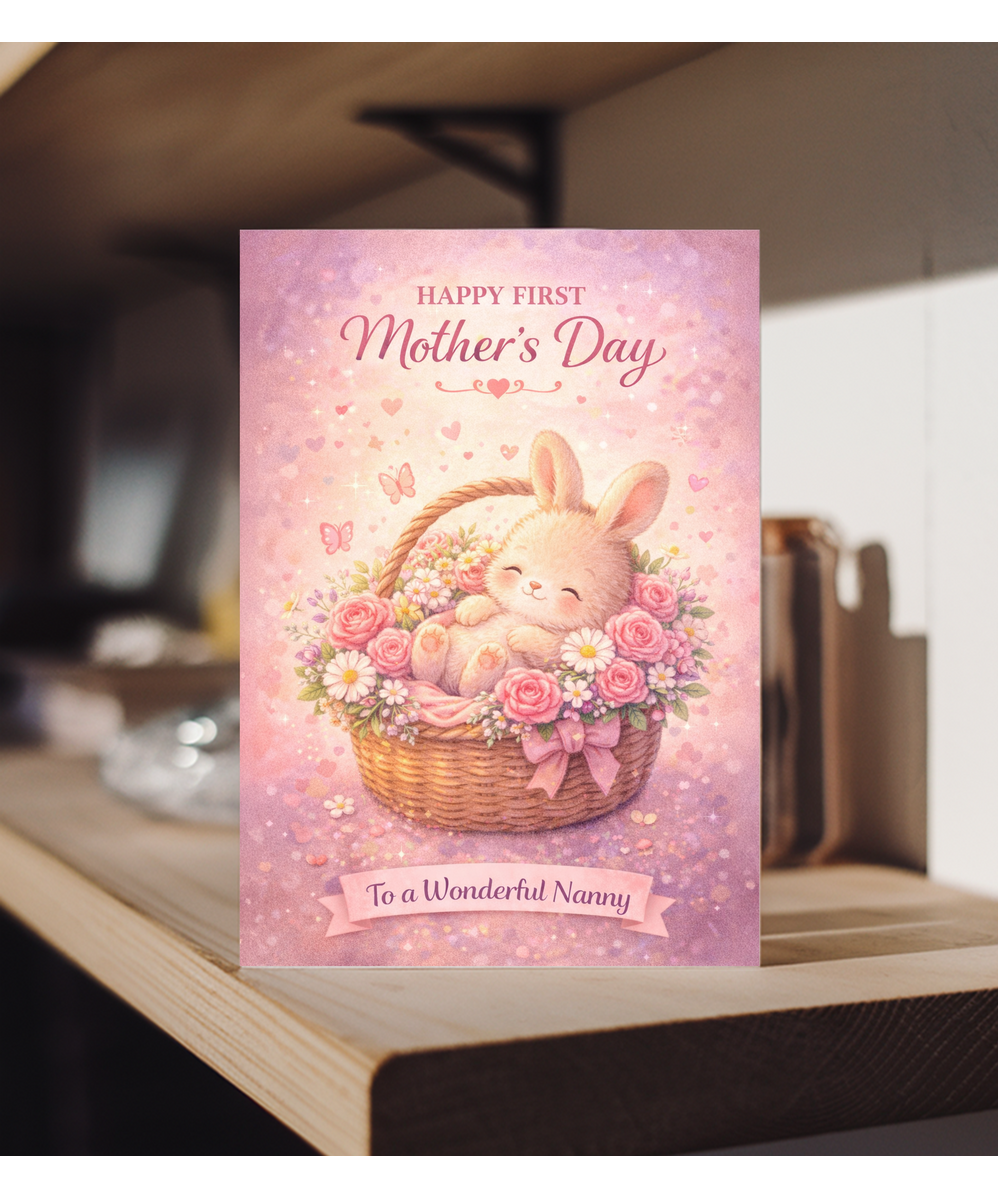 Happy Mother's Day to a wonderful Nanny, adorable bunny