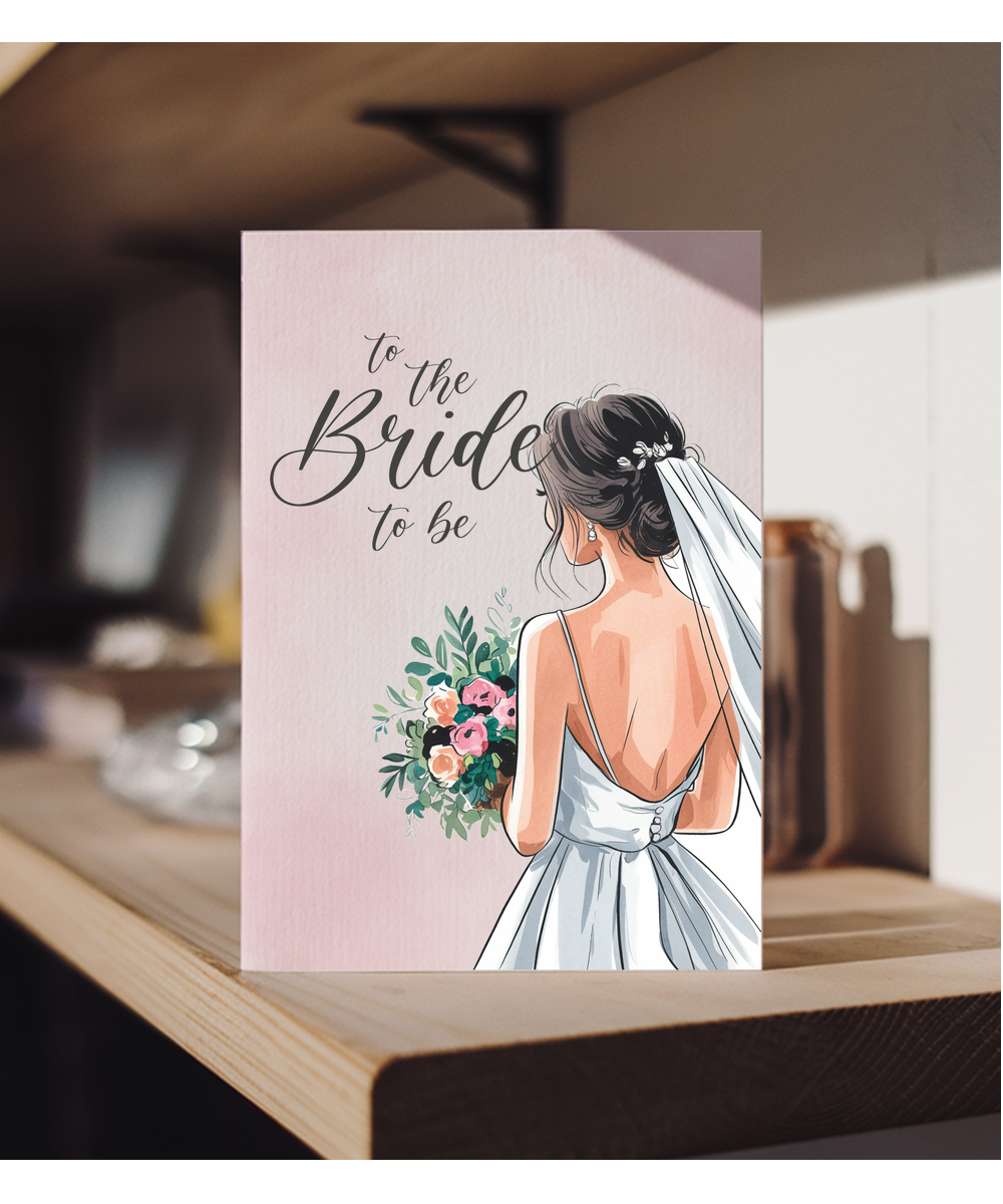 To the Bride to be in Watercolour