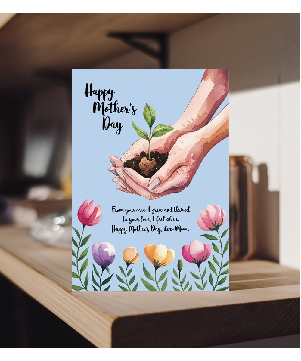 Mother's Day Card In your love Traditional poem