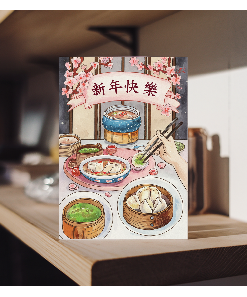 Chinese New Year with Festive Food