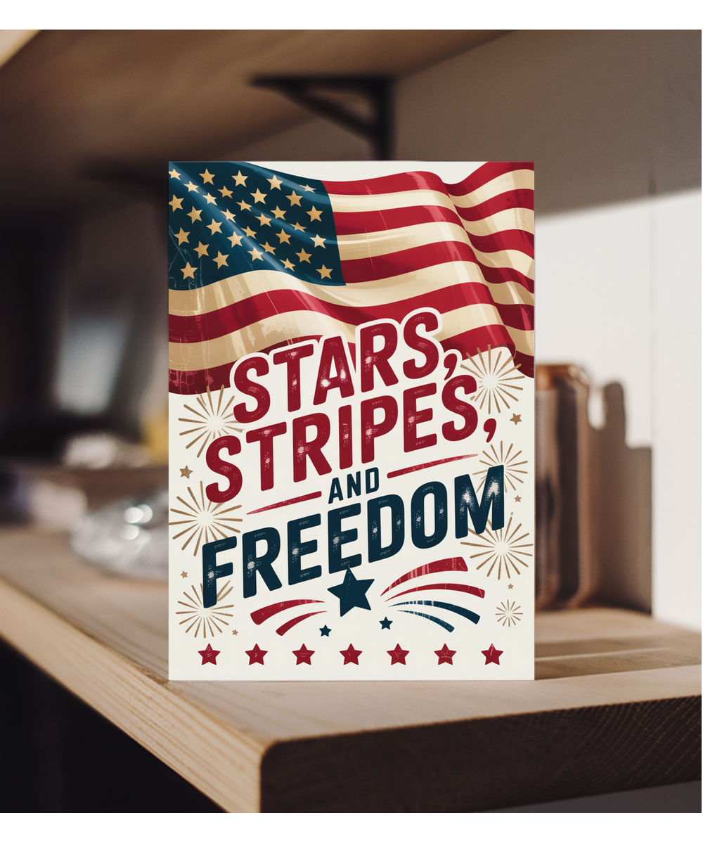 Stars, Stripes and freedom independance day