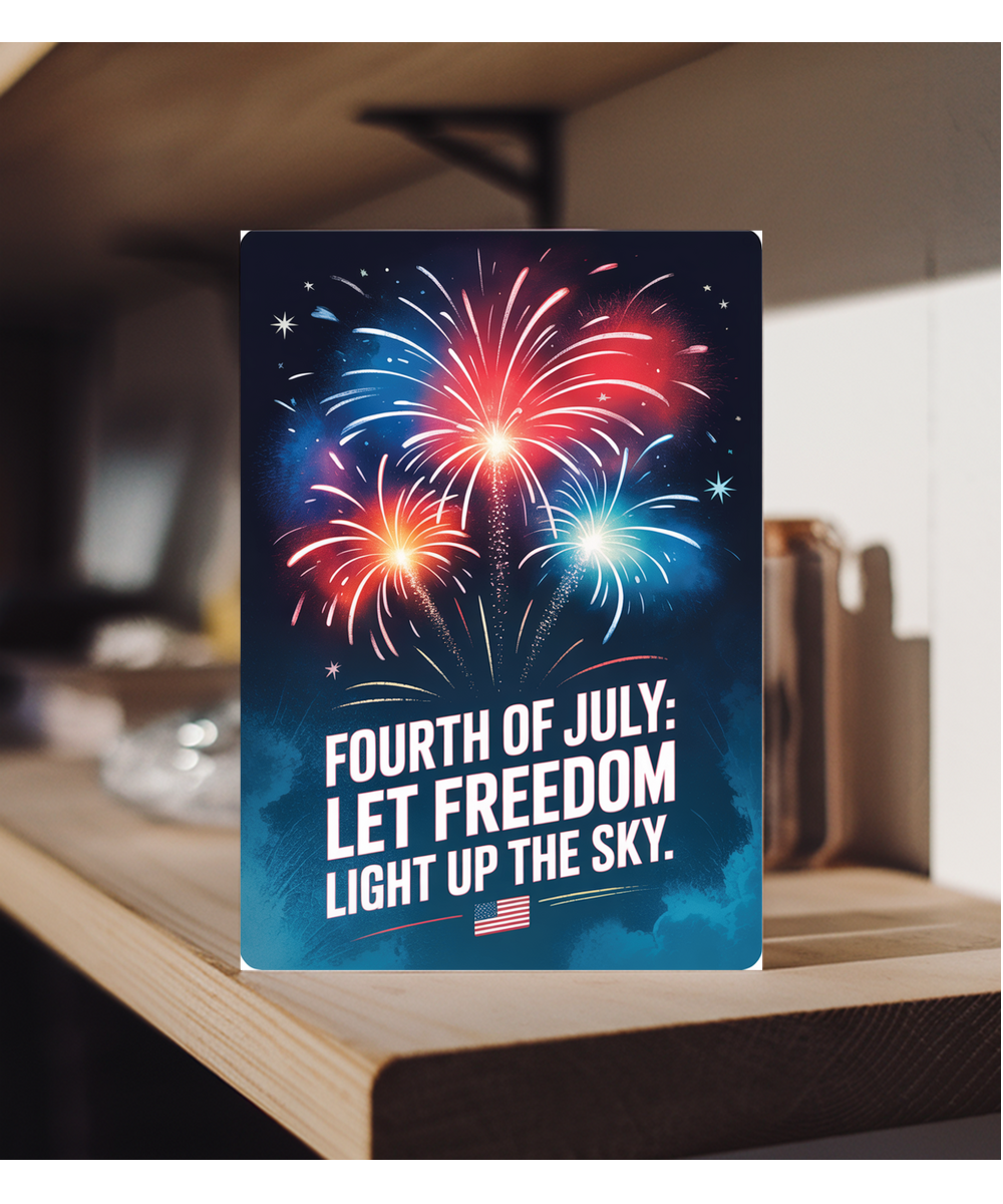 4th July let freedom light up the sky
