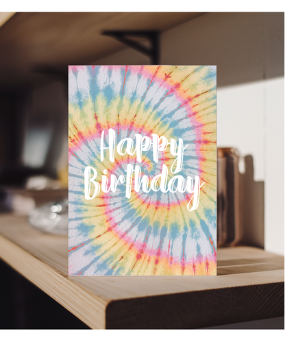 Happy Birthday Tie Dye