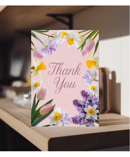 Thank You - Mixed Spring Blooms