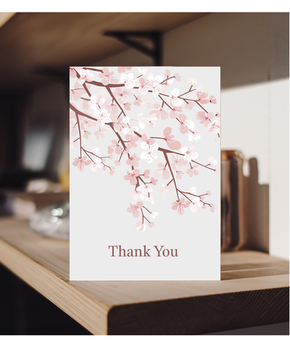 Thank You - Cherry Blossom Branches