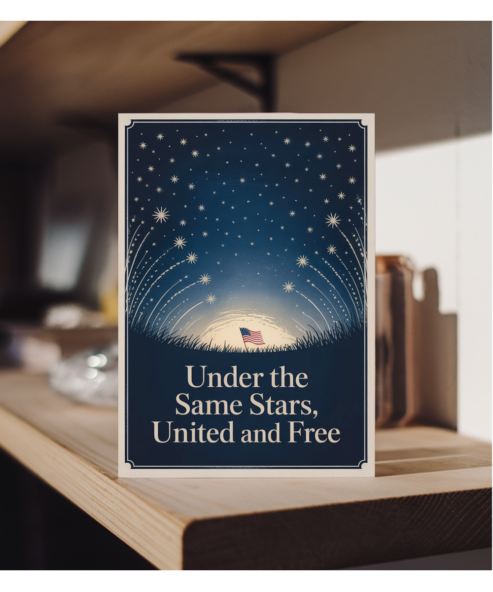 Under the same stars united and free