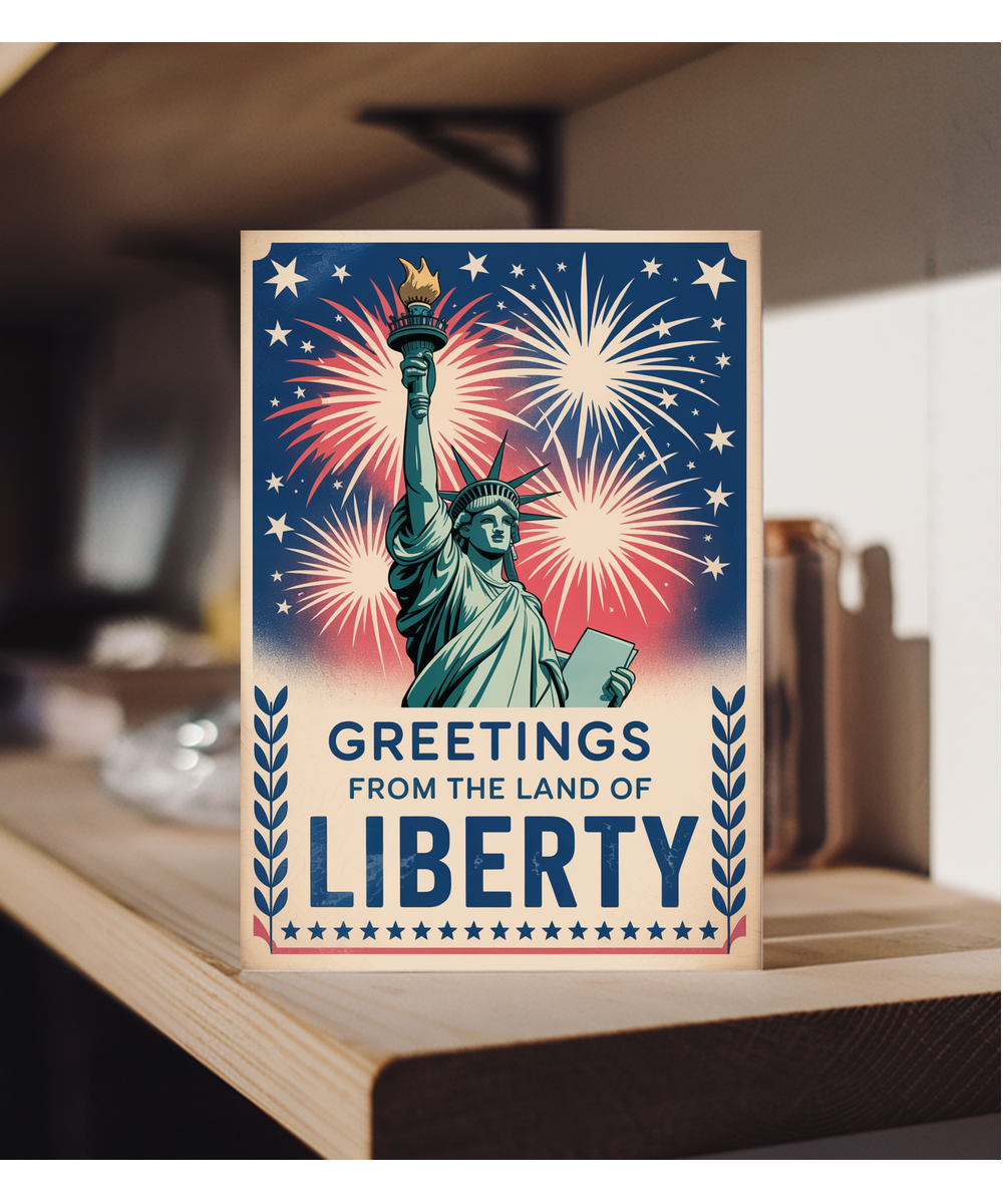 Greetings from the land of liberty firworks