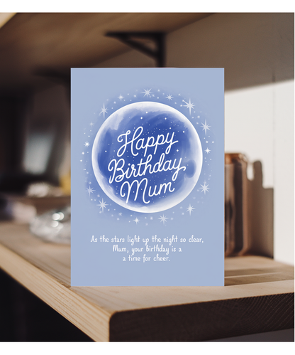 Happy Birthday Card Mum thoughtful for her