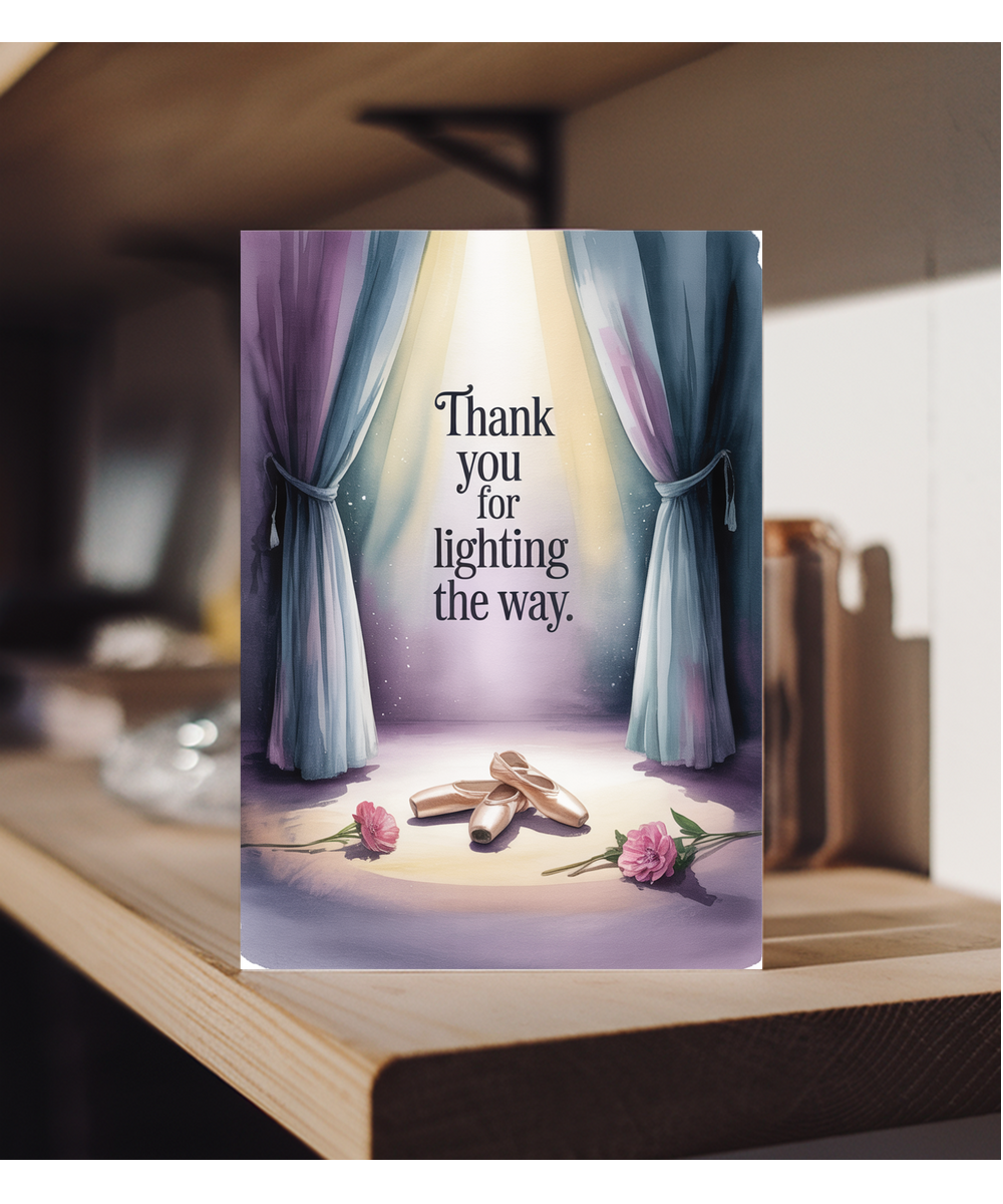 Thank you for lighting the way
