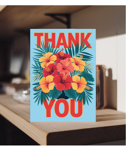 Thank You - Tropical Hibiscus