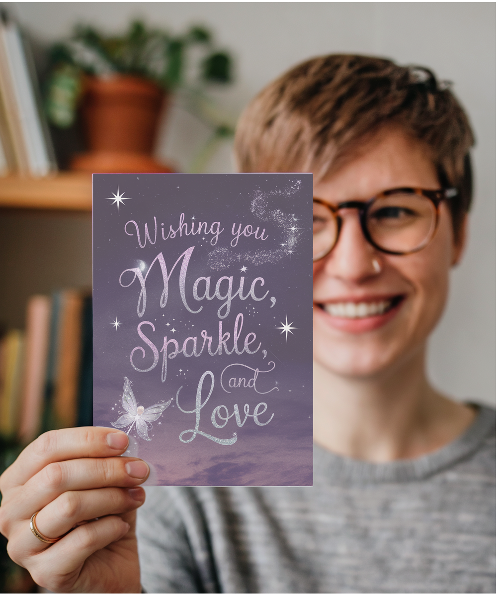 Wishing you magic, sparkle, and love