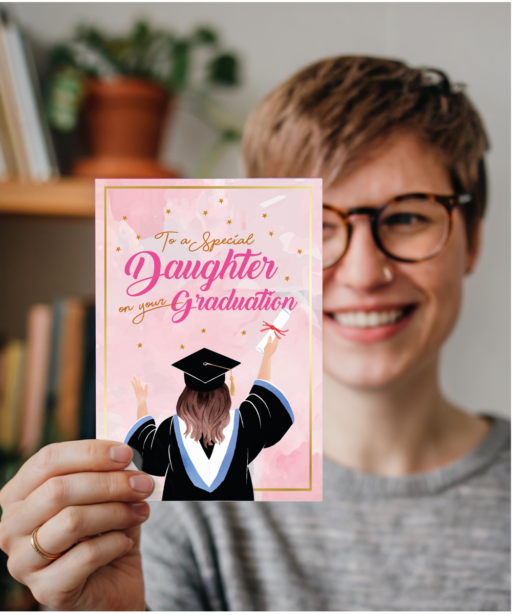 To a Special Daughter on Your Graduation in Watercolour
