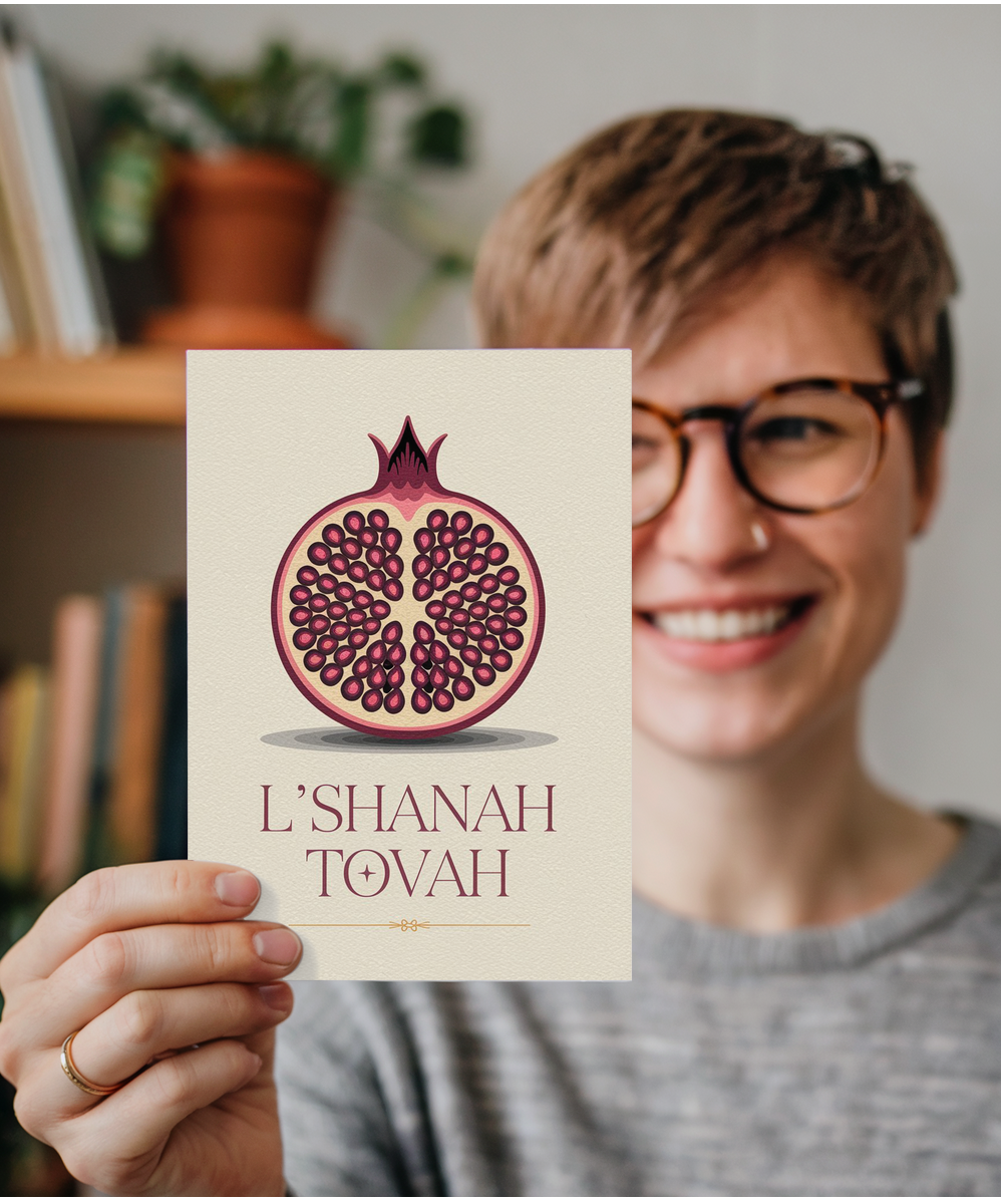 Shanah tova pomegranate painting