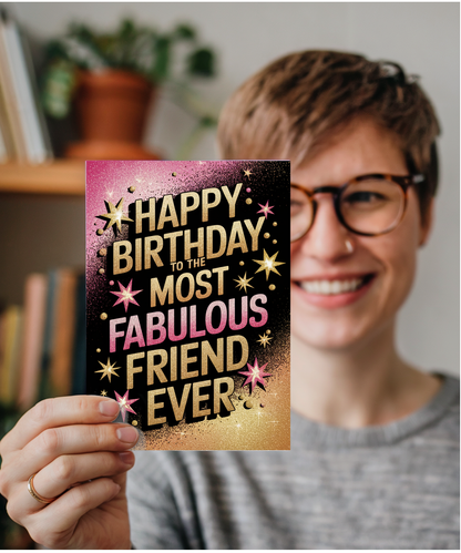 Happy Birthday to the Most Fabulous Friend Ever