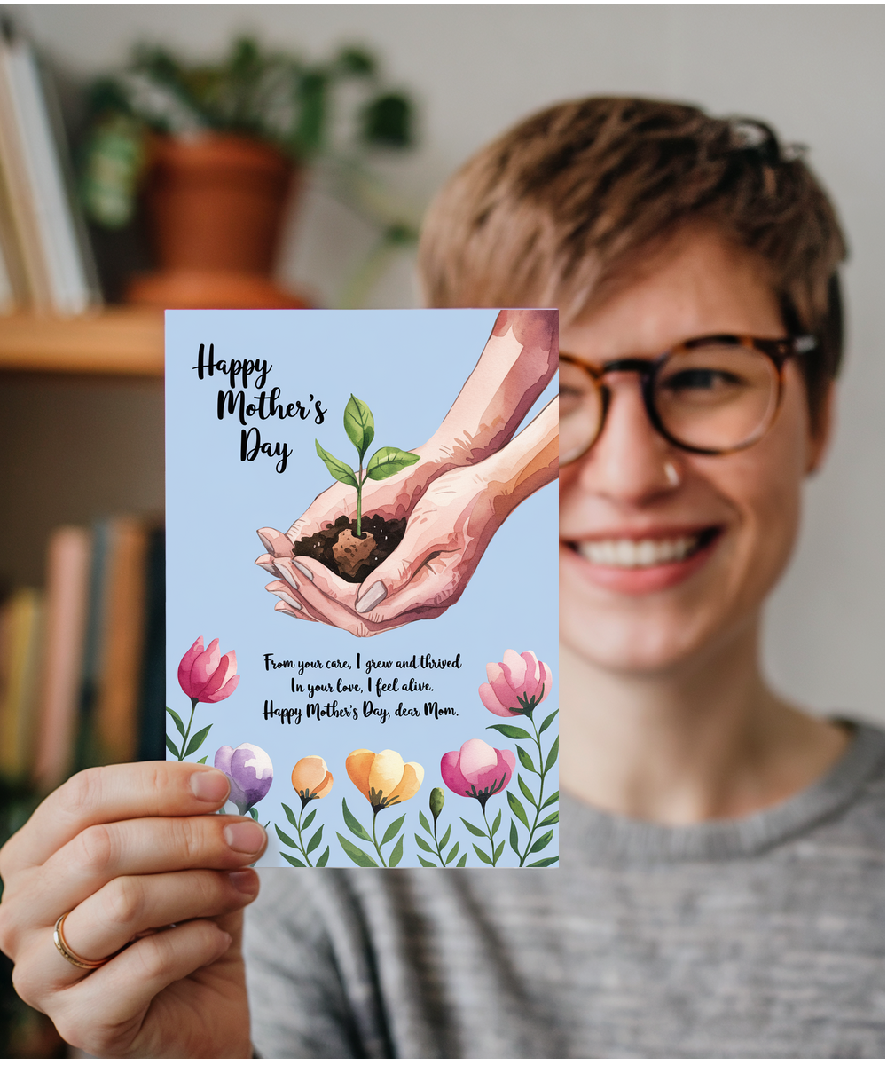 Mother's Day Card In your love Traditional poem