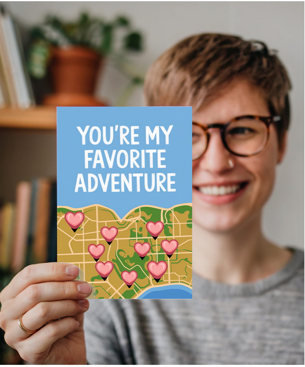 You’re my favorite adventure Greeting Card
