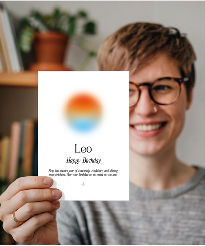 Happy Birthday Leo Star Sign