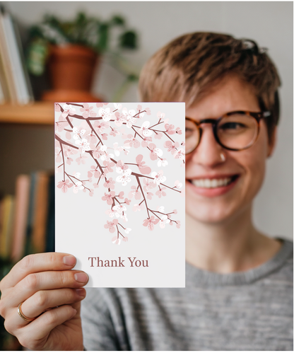 Thank You - Cherry Blossom Branches