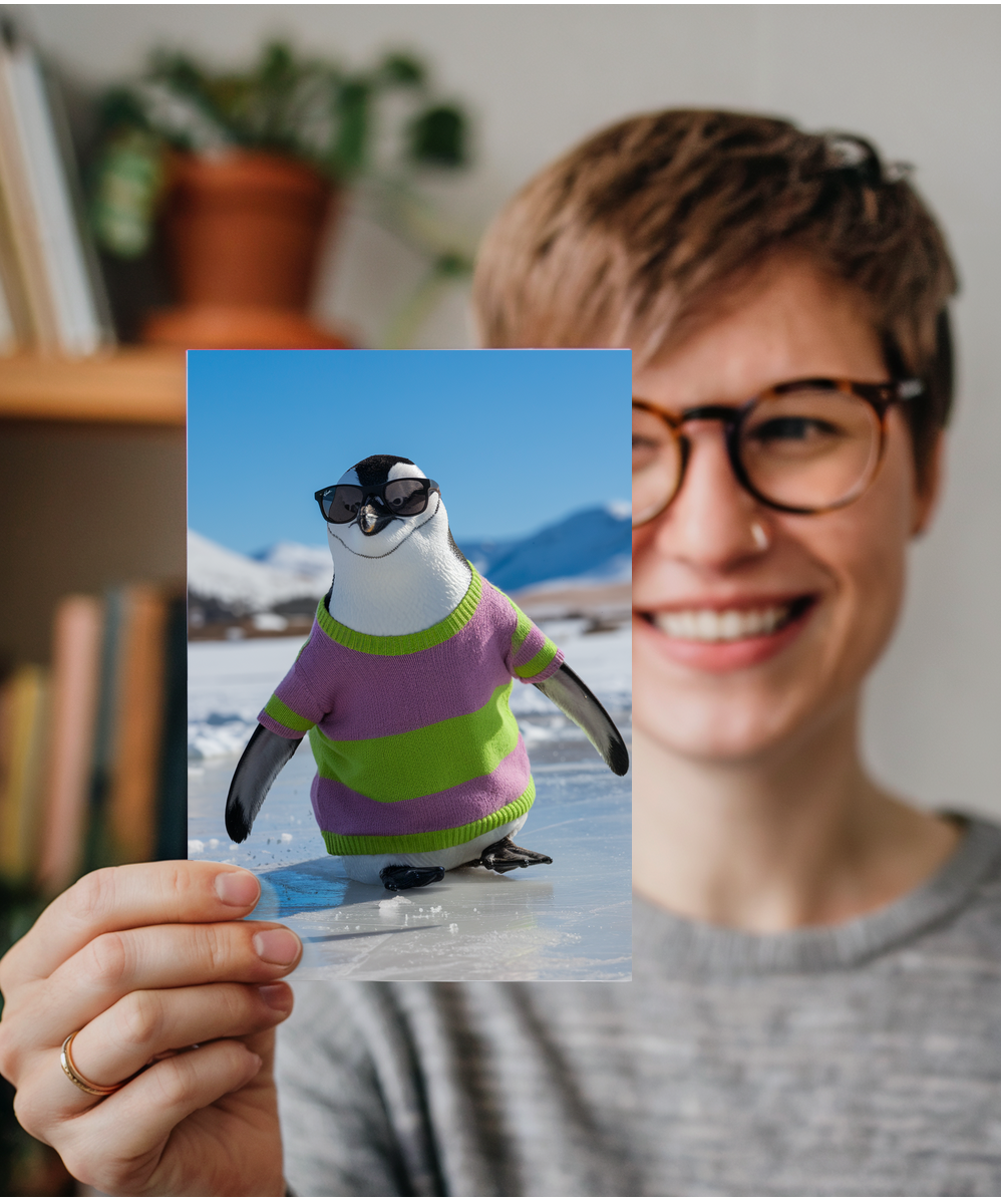 Penguin in Polarized Shades