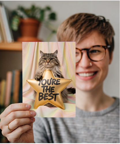 You're the Best with Cat with a Gold Star