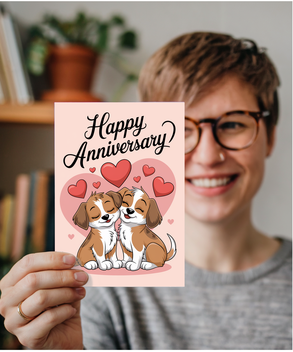 Happy Anniversary - Puppy Couple