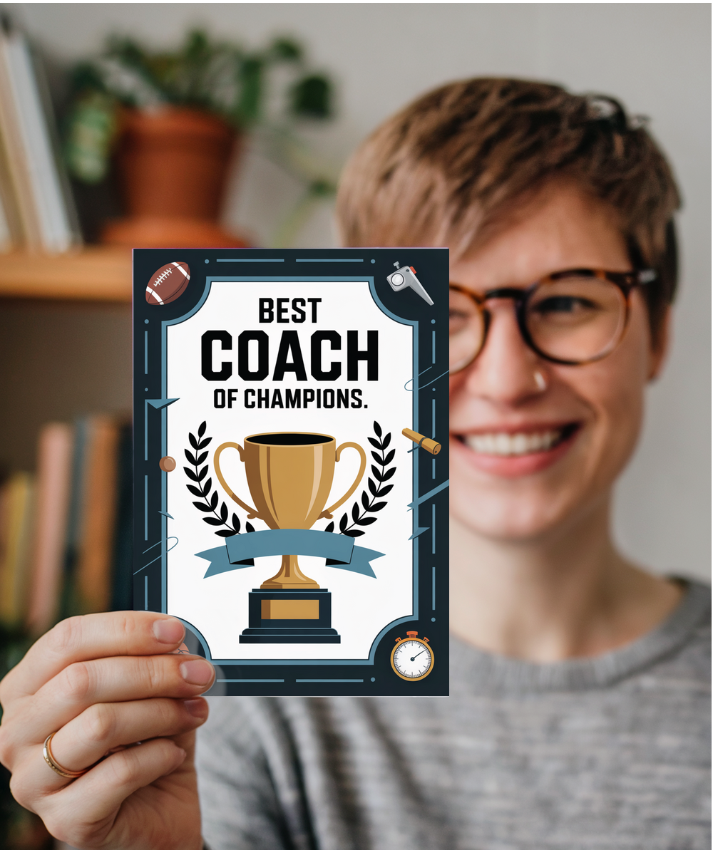 Best coach of champions