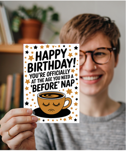 Happy Birthday! You’re Officially at the Age Where You Need a ‘Before’ Nap