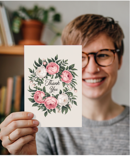 Thank You - Delicate Rose Bouquet