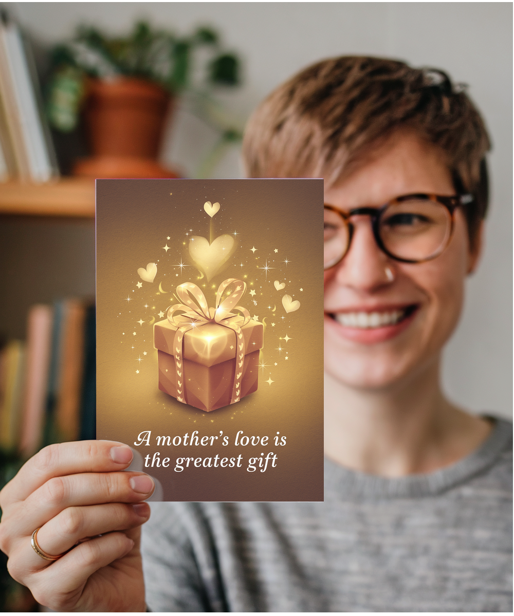 A Mother’s Love is the Greatest Gift Mothers Day Card