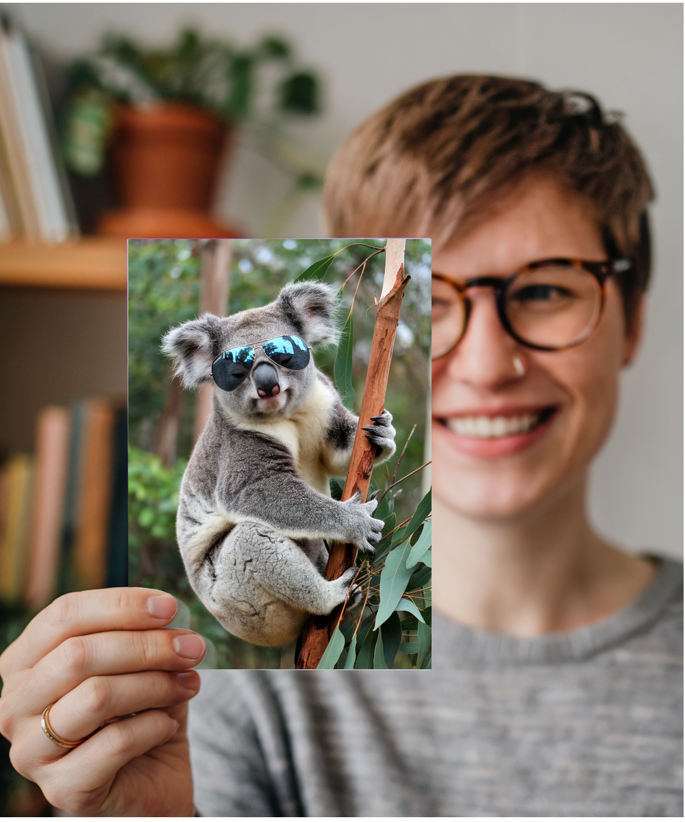 Koala in Aviator Sunglasses