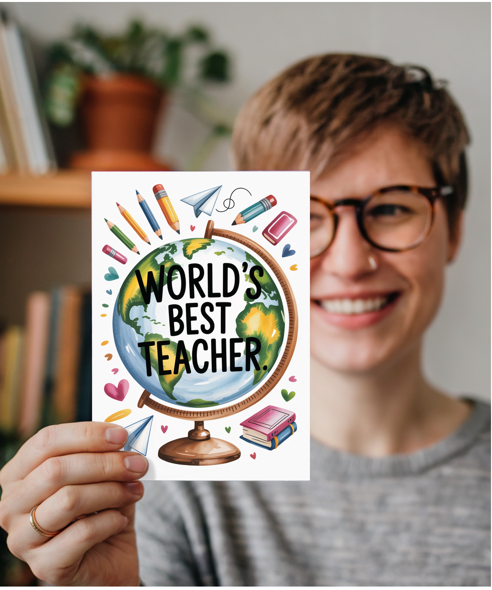 Best Teacher Ever Globe
