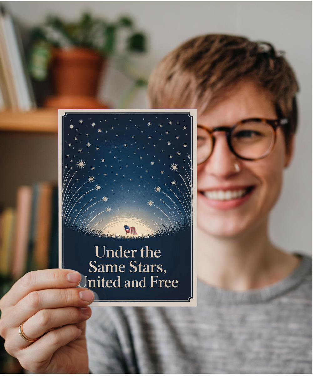 Under the same stars united and free
