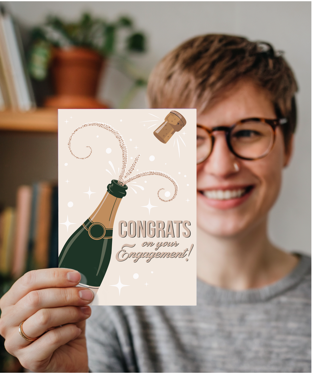 Congrats on your engagement champaign