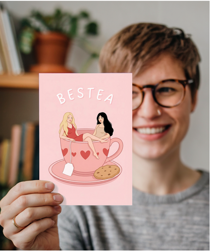 bestea best friend happy birthday celebration Galentine's day
