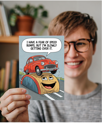 I have a fear of speed bumps, but I’m slowly getting over it.