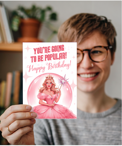 You're going to be popular, happy birthday
